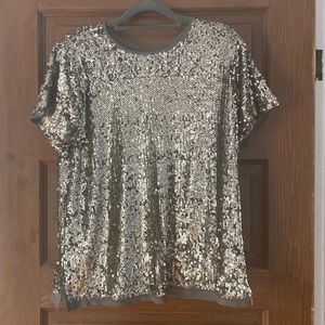 Abercrombie and Fitch A&F Sequin Shirt